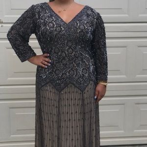 Beaded Mesh Dress- Pizarro Nights